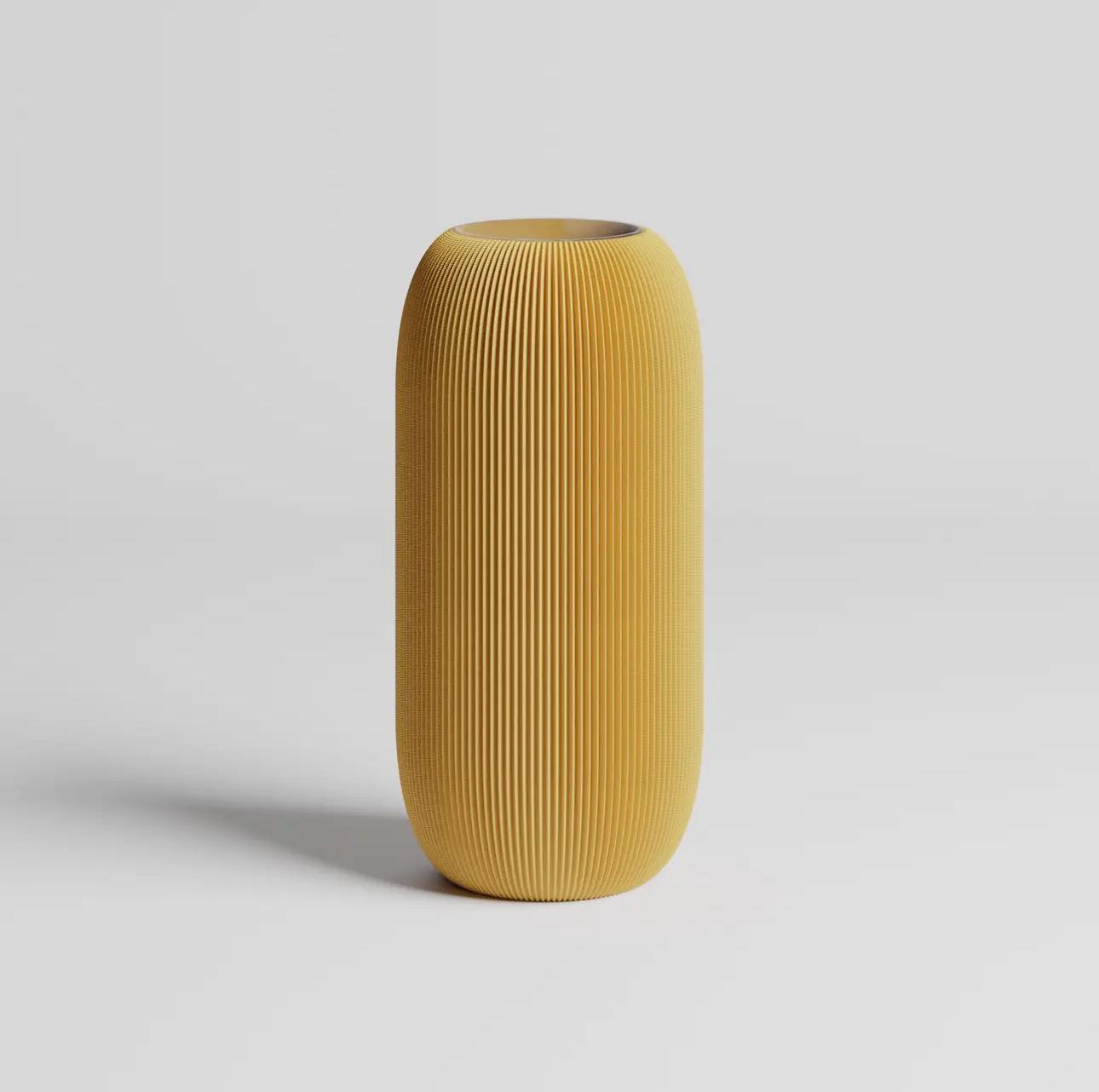 Vase Pille – Design Côtelé 3D Minimaliste - Marfinio