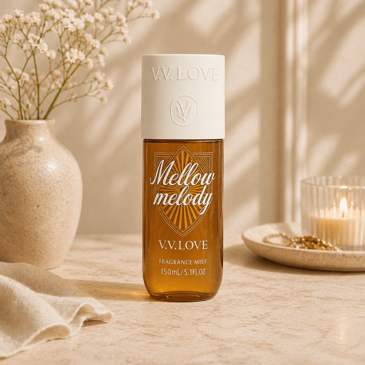 MELLOW MELODY – Brume parfumée d’ambiance & linge 150 ml - Marfinio