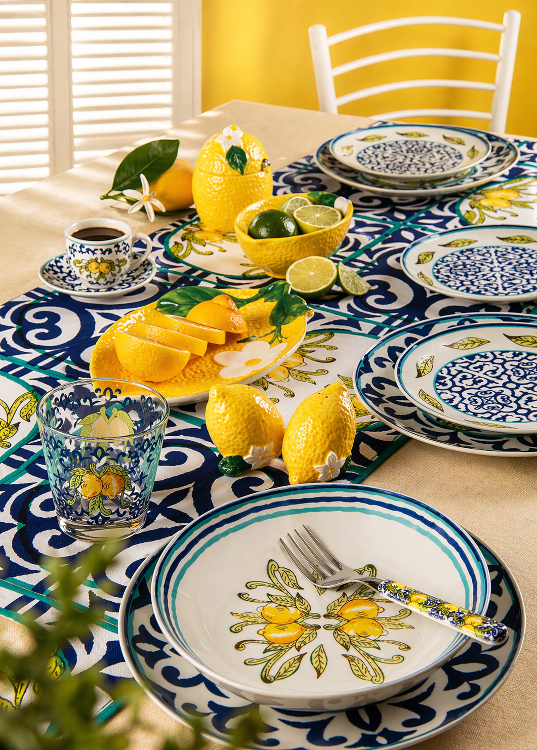 Service d’assiettes Amalfi Prestige – 18 pièces - Marfinio