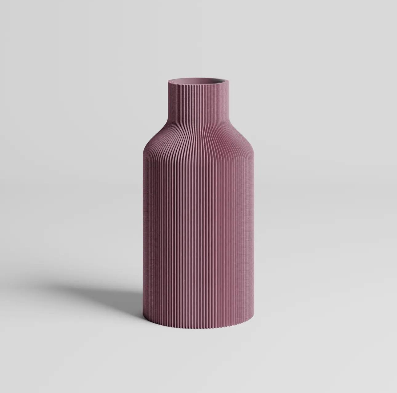 Vase Flasche – Design Nervuré Moderne - Marfinio